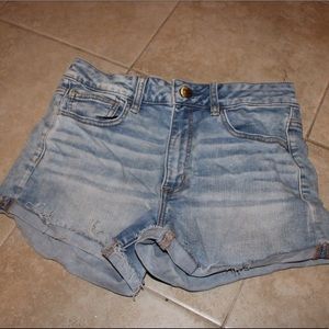 American Eagle Hi-rise shortie size 8